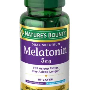 NATURES BOUNTY DUAL SPECTRUM MELATONIN 5mg